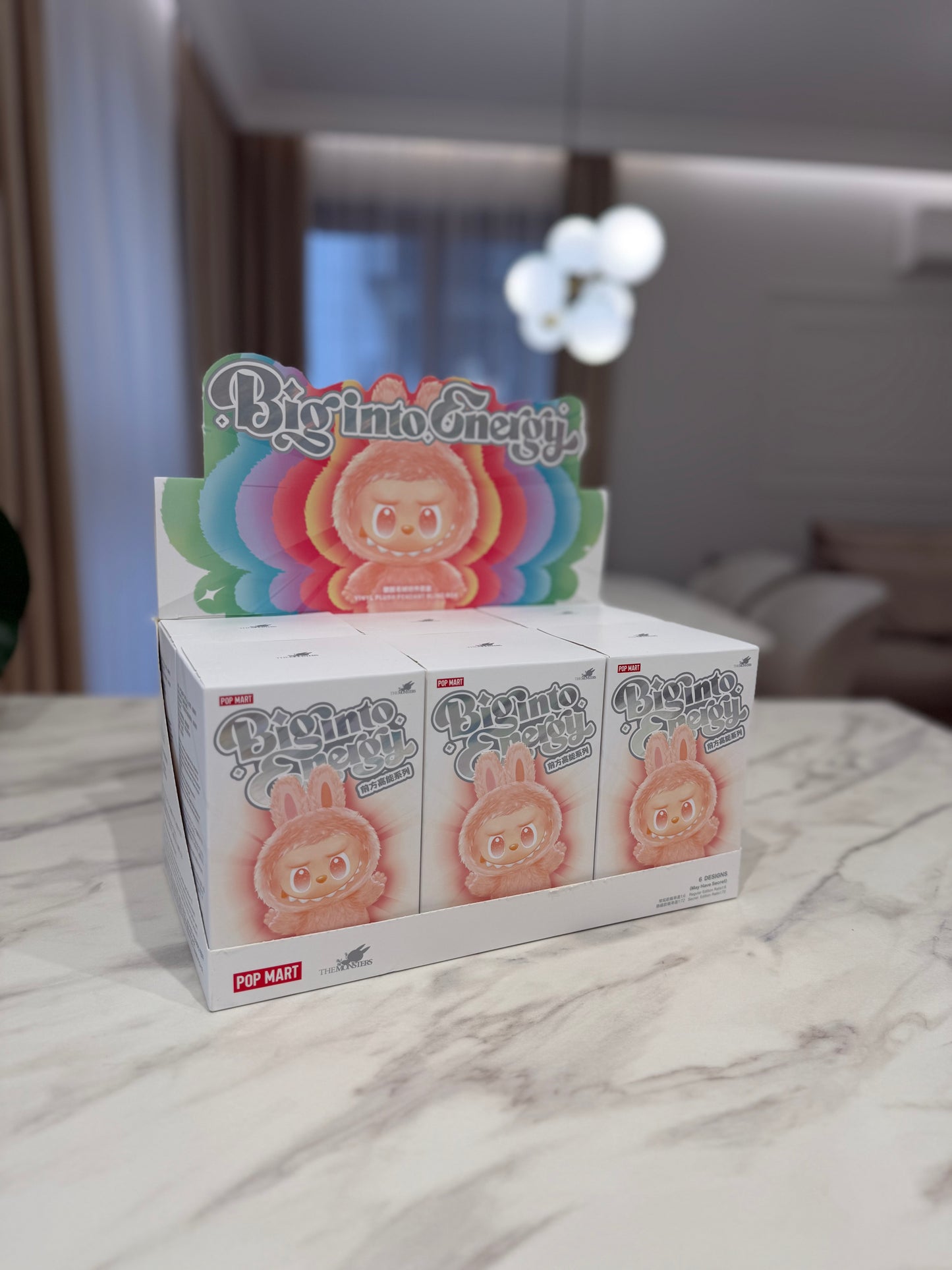 Porte-clés Labubu Big into Energy (BLINDBOX)