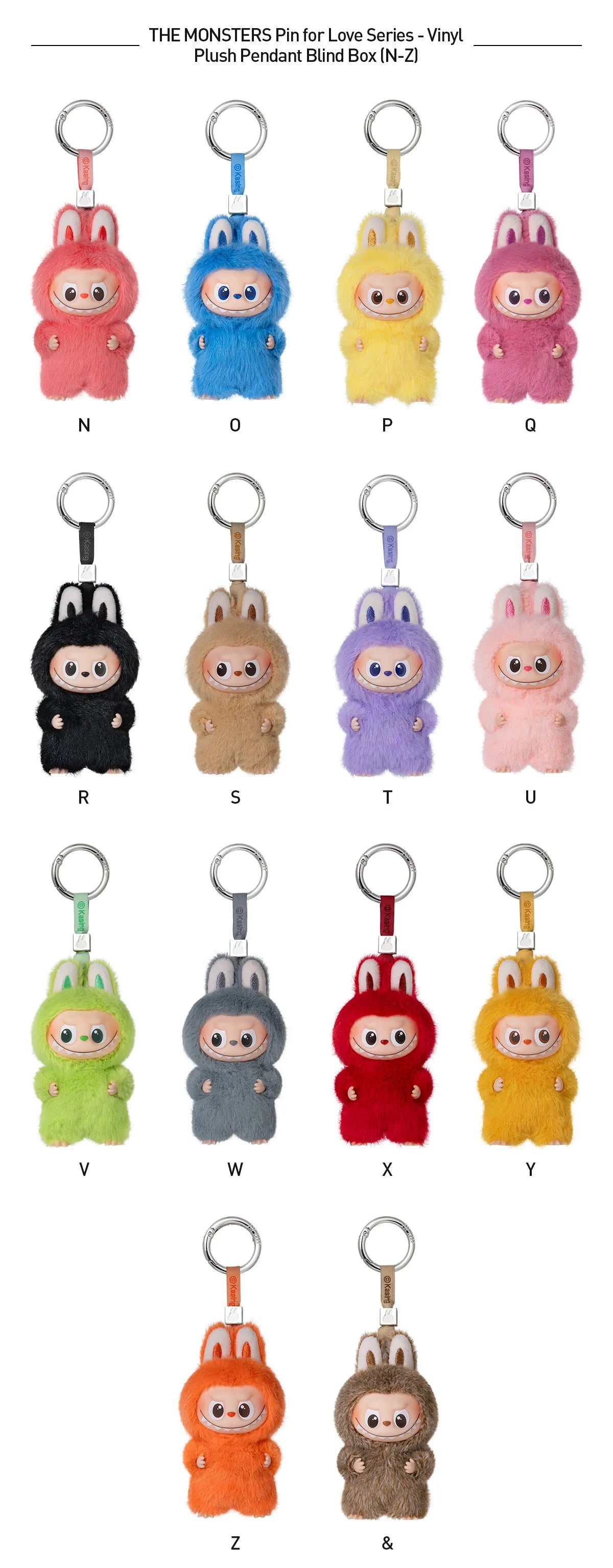 Porte-clés Macarons Labubu (BLINDBOX)