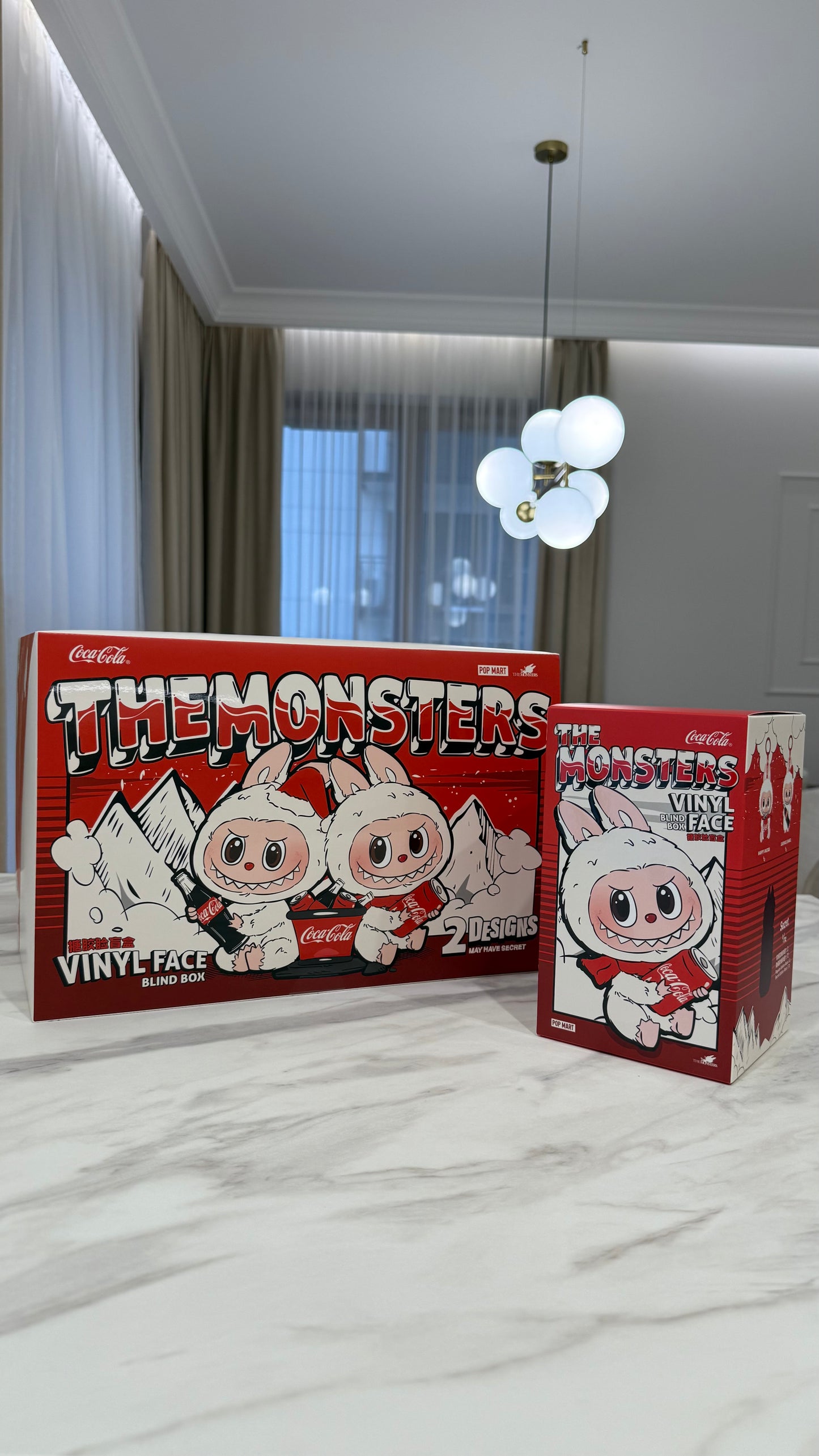 Porte-clés Coca-Cola Labubu (BLINDBOX)